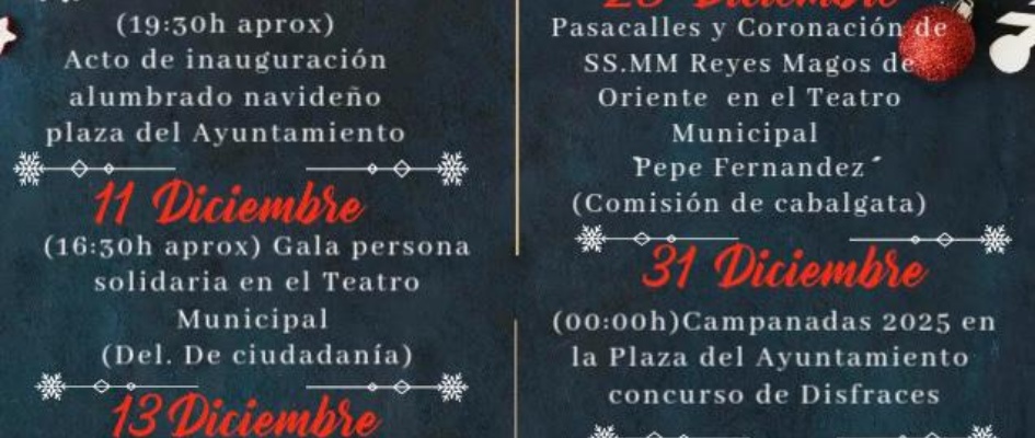 ACTIVIDADES NAVIDEÑAS 24 25